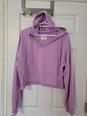 Cropped Hooded Sweatshirt | SZ Medium